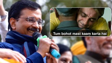 AAP Does a 'Jadoo Ki Jhappi' on Hug Day Depicting Delhiites Thanking Arvind Kejriwal After Delhi Polls 2020 Results