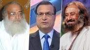 #BoycottAapkiAdalatShow And #IStandWithRajatSharma Trend on Twitter After Rajat Sharma Asks Sri Sri Ravi Shankar Questions on Asaram, Watch Video