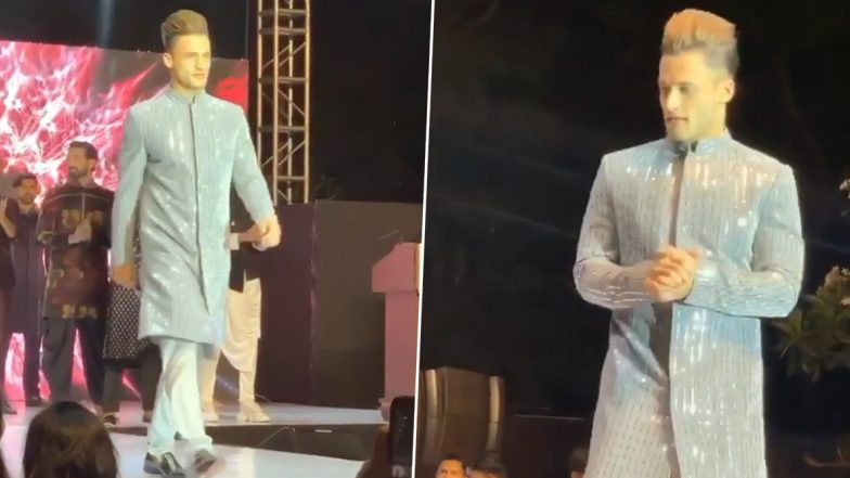 Bigg Boss 13 Fame Asim Riaz Looks Shiny and Bright as He Turns Showstopper for a Designer (Watch Video)