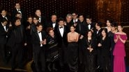 Oscars 2020: Academy Cut the Mic During Parasite's Best Picture Acceptance Speech But Tom Hanks, Charlize Theron Shout 'Up Up' to Get it Back On!&nbsp;