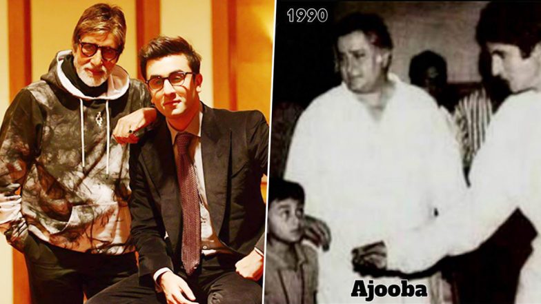 Amitabh Bachchan Shares Ranbir Kapoor’s Glimpse From Ajooba to Brahmastra and It’s All Things Nostalgic (View Pic)