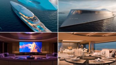 Bill Gates Buys Massive Eco-Friendly Superyacht 'Aqua' Worth $645 Million, Powered Entirely by Liquid Hydrogen (Watch Video)