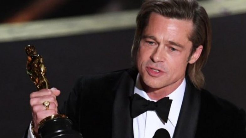 Oscars 2020: Brad Pitt Wins Best Supporting Actor, Takes a Political Dig With John Bolton Comment in Acceptance Speech (Watch Video)