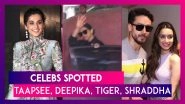Taapsee Pannu, Deepika Padukone, Tiger Shroff, Shraddha Kapoor Seen In The City I Celebs Spotted