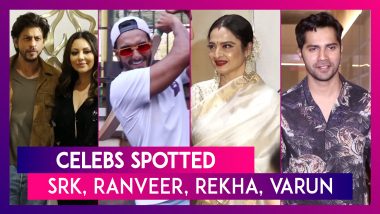 Shah Rukh Khan, Ranveer Singh, Rekha, Varun Dhawan & Others Seen In The City I Celebs Spotted