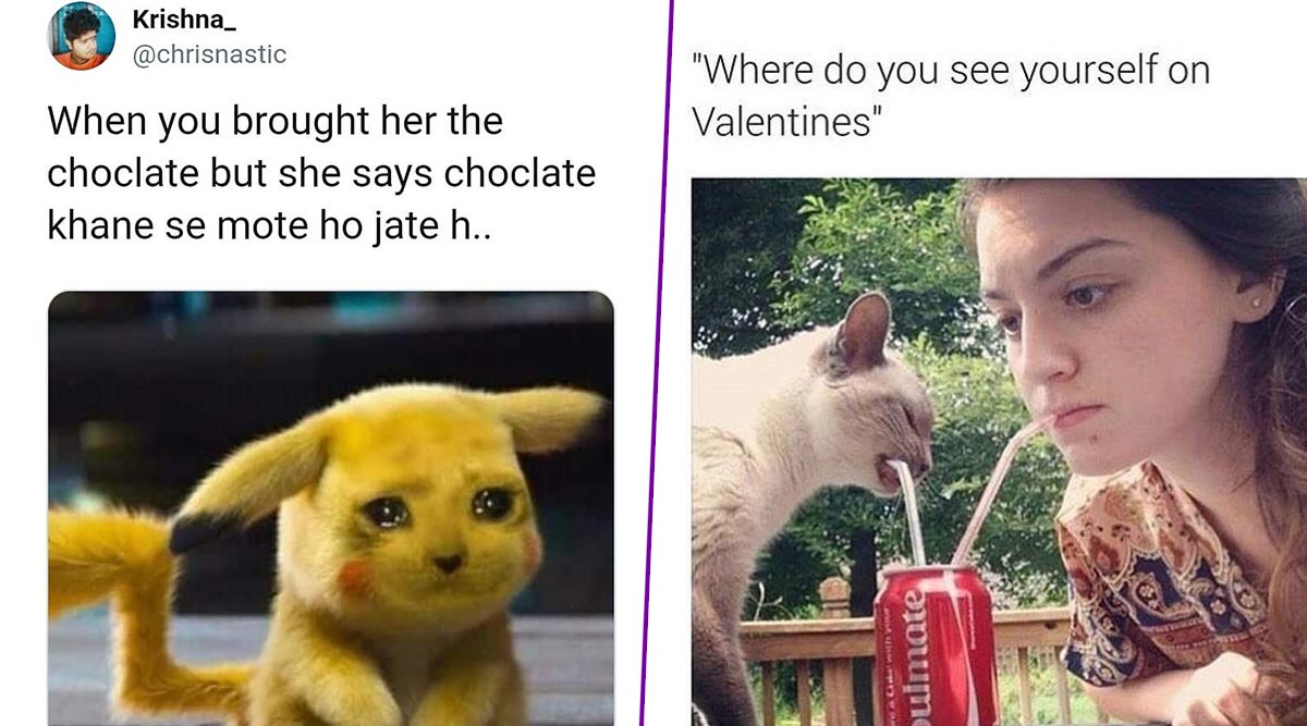 Valentines Day Funny Memes For Chocolate Day 2020 These Not So