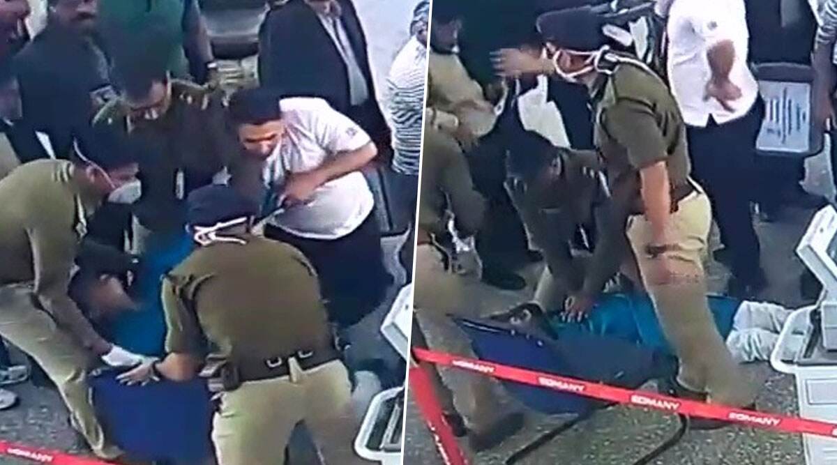 Kolkata Airport: Sub-Inspector Performs CPR on Unconscious Passenger, Saves His Life - Watch Video