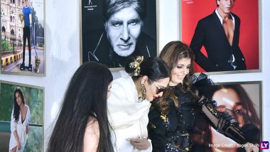 Rekha Denies Posing Near Amitabh Bachchan's Photograph at Dabboo Ratnani Calendar 2020 Launch Event (Watch Video)