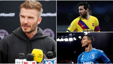 Lionel Messi & Cristiano Ronaldo Transfer Update: David Beckham Responds to Barcelona and Juventus Star’s Link to Inter Miami, Says ‘Options Open for Both’