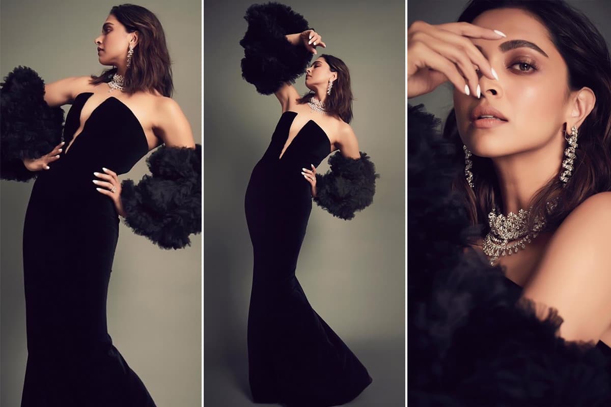 Deepika Padukone in Yanina Couture for Nykaa Femina Beauty Awards 2020
