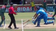 Dhruv Jurel, Atharva Ankolekar Involved in Terrible Run-Out During India vs Bangladesh Final Clash in ICC U19 Cricket World Cup 2020 (Watch Video)