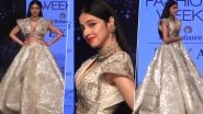 Lakme Fashion Week 2020 Summer/Resort: Divya Khosla Kumar Saves Herself From a Wardrobe Malfunction on the Ramp (Watch Video)