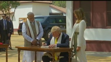 Thank You Prime Minister Narendra Modi for Wonderful Visit: Trump Writes in Sabarmati Ashram's Visitor Book