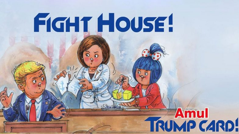 Amul's 'Fight House' Ad on Nancy Pelosi Tearing Up Donald Trump's State ...
