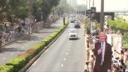 Namaste Trump: Donald Trump's Aide on Roadshow Enroute Motera Stadium Says 'Never Seen Anything Like This, Unbelievable!'