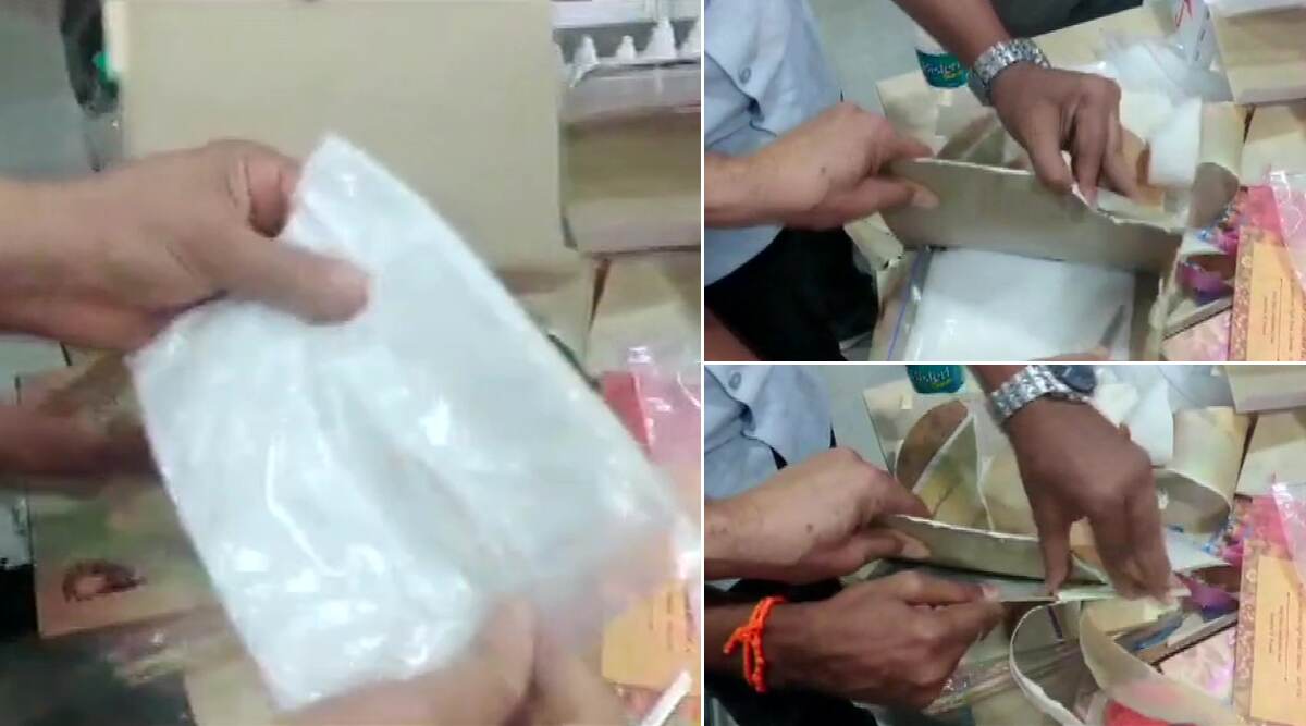 Ephedrine Drug Worth Rs 5 Crore Found Concealed in Wedding Invitation Cards at Bengaluru Airport Ephedrine Drug Worth Rs 5 Crore Found Concealed in Wedding Invitation Cards at Bengaluru Airport