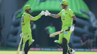 BBL 2019-20: Sydney Thunder Defeat Adelaide Strikers by Eight Runs in Big Bash League