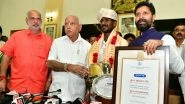 Karnataka CM BS Yediyurappa Felicitates Kambala Buffalo Runner Srinivasa Gowda, Tagged by Twitterati as 'Faster Than Usain Bolt'
