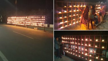 Assam's Kokrajhar Decked Up With Over 70,000 Earthen Lamps to Welcome PM Narendra Modi on Feb 7; See Pics