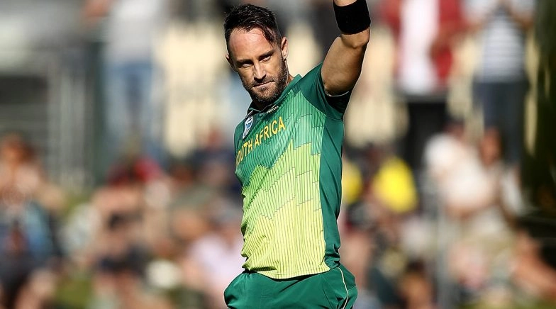 Faf Du Plessis Donates Bat, ODI Jersey to Raise Funds for Vulnerable Kids' Food