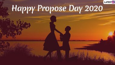 Happy Propose Day 2020 Wishes for Him and Her: WhatsApp Stickers, Hike Images, Proposal Quotes, GIF Messages and Romantic Greetings for a YES on Valentine Week