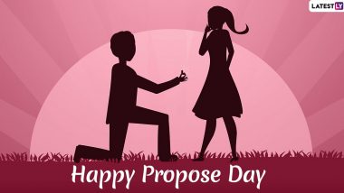 Happy Propose Day 2020 Greetings: WhatsApp Stickers, GIF Images, Romantic  Quotes, SMS, Hike Messages and Wishes to Send Ahead of Valentine's Day |  🙏🏻 LatestLY
