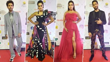 Filmfare Awards 2020 Red Carpet Pics: Kartik Aaryan, Taapsee Pannu, Bhumi Pednekar and Other Celebs Put Up a Stylish Show at The Ceremony!