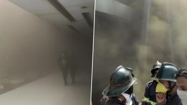Thane: Fire Breaks Out at Lake City Mall in Kapurbawdi, Operation Underway to Extinguish Blaze