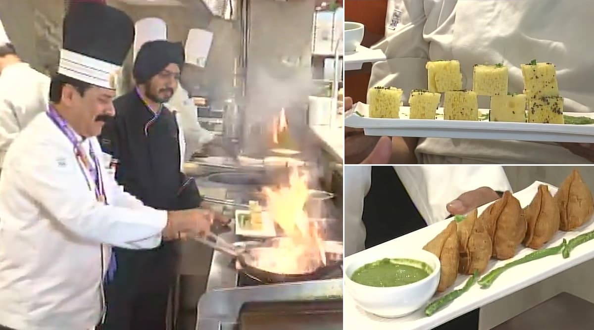 Donald Trump India Visit: What's on The Menu? US President, First Lady Melania to Relish Gujarati Vegetarian Dishes in Ahmedabad, 'Trump Platter' Awaits First Couple at Delhi's Bukhara Restaurant Donald Trump India Visit: What's on The Menu? US President, First Lady Melania to Relish Gujarati Vegetarian Dishes in Ahmedabad, 'Trump Platter' Awaits First Couple at Delhi's Bukhara Restaurant