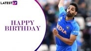 Bhuvneshwar Kumar Birthday Special: Quick Facts to Know About the Indian Pacer