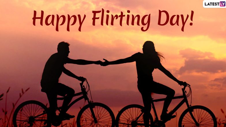 Happy Flirting Day 2020 Wishes: WhatsApp Messages, Facebook Quotes, GIF Images, HD Wallpapers to Send Your Crush During Anti-Valentine Week