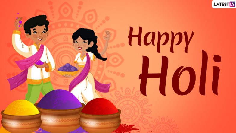 Happy Holi 2020 Wishes in Advance: WhatsApp Stickers, GIF Images, Holika Dahan Messages, Greetings to Send Ahead of Festival of Colours
