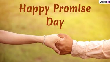 Happy Promise Day 2020 Images & HD Wallpapers For Free Download Online: Wish on Fifth Day of Valentine Week With WhatsApp Stickers and GIF Greetings