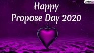 Propose Day 2020 Images & HD Wallpapers For Free Download Online: Wish on Second Day of Valentine Week With WhatsApp Stickers and Greetings