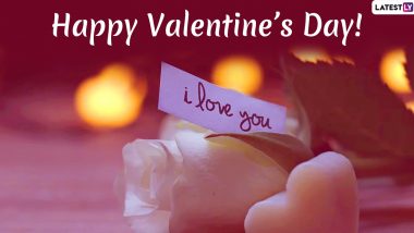 Happy Valentine's Day Romantic Messages for Husband: WhatsApp Stickers, GIF Images, Love Quotes, Instagram Stories, SMS and Wishes to Send Him
