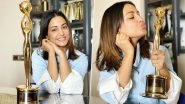 Hina Khan Bags the &lsquo;Television Star of the Decade&rsquo; Award, the Diva Can&rsquo;t Stop Gushing Over Her Trophy