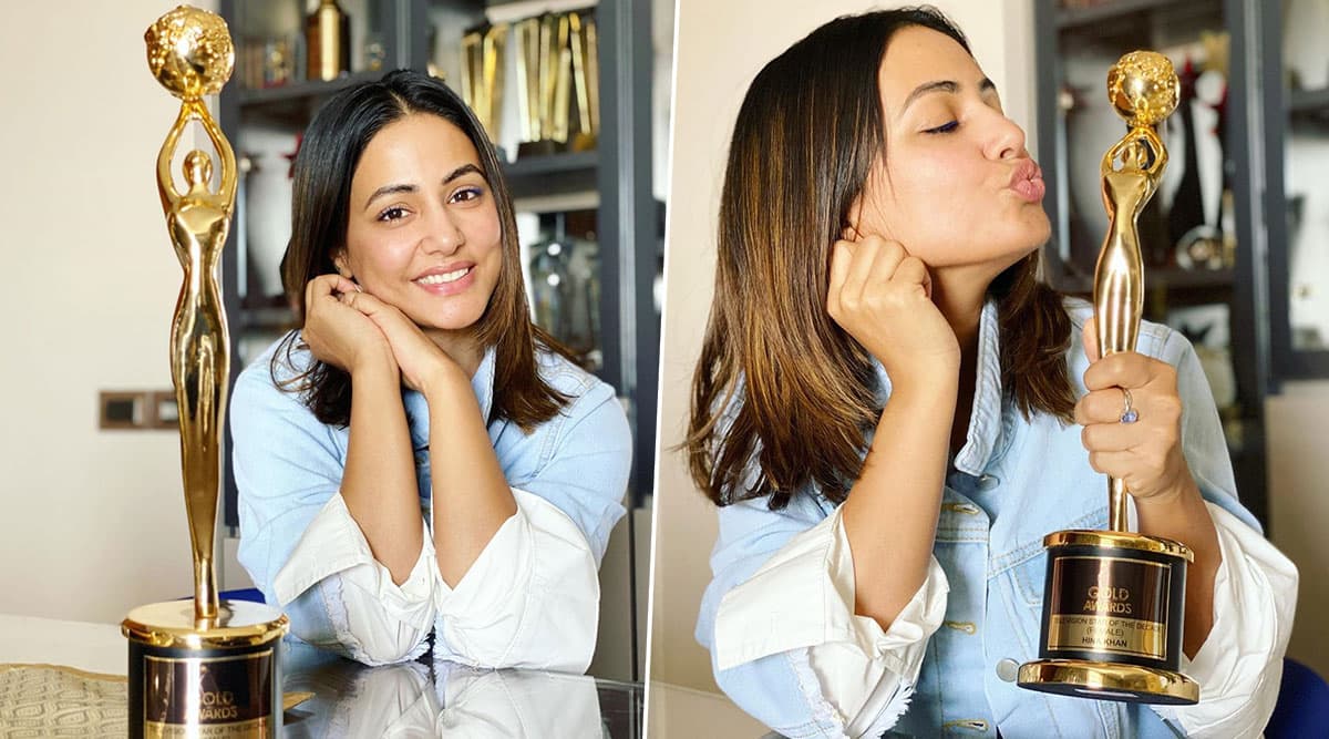 Hina Khan Bags the ‘Television Star of the Decade’ Award, the Diva Can’t Stop Gushing Over Her Trophy Hina Khan Bags the ‘Television Star of the Decade’ Award, the Diva Can’t Stop Gushing Over Her Trophy