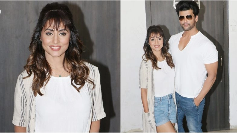 Hina Khan Sports a New Look, Twins With Kushal Tandon in White on the Sets of Their Upcoming Horror Film for ZEE5 (See Pics)