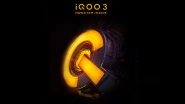 iQOO 3 5G Scheduled To Be Launched in India Tomorrow; To Be Available in The Sub-Rs 40,000 Price Range
