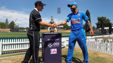 India vs New Zealand Head-to-Head Record: Ahead of 1st ODI 2020, Here Are Match Results of Last Five IND vs NZ One-Day Matches