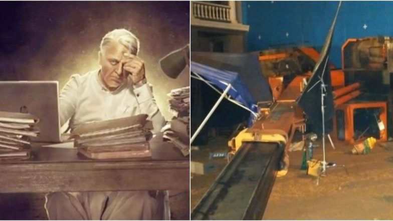 Indian 2 Accident: Crane Operator Working on the Sets of Kamal Haasan's Film Arrested by Tamil Nadu Police 