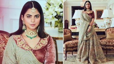 Isha Ambani, the Resplendent Muse in Vintage Sabyasachi! (View Pics)