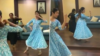 Janhvi Kapoor's Dance on Waheeda Rehman's 'Piya Tose' Song Is Truly Elegant! (Watch Video)