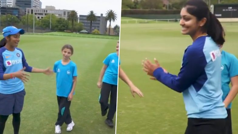 Jemimah Rodrigues Shakes Her Legs Again, Teaches Bollywood Dance Step to Australian Kids (Watch Video)