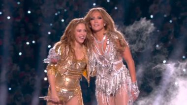 Super Bowl Half Time 2020: After A Rocking Performance, Jennifer Lopez and Shakira Pay a Touching Tribute to NBA Legend Kobe Bryant (Watch Videos)