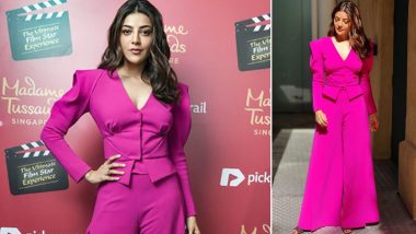 Kajal Aggarwal Shows How a Little Pink Goes a Long Way, Unveils Her Wax Figure at Madame Tussauds Singapore!