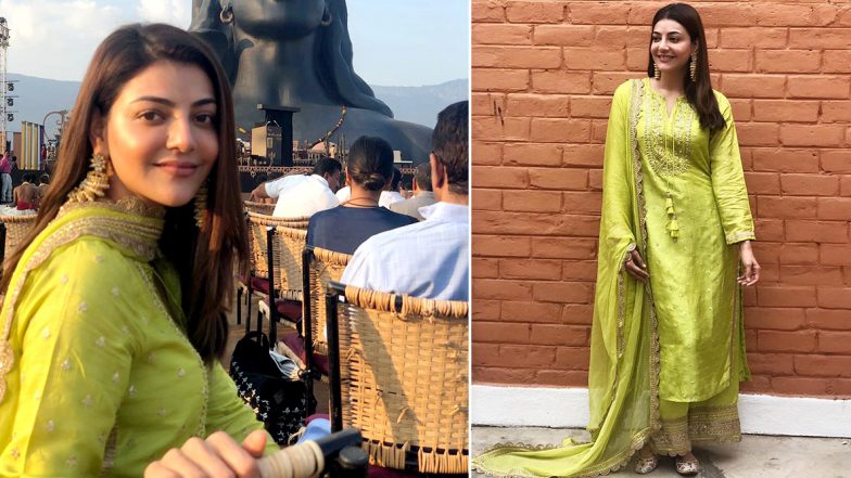 Kajal Aggarwal Is Elegance Personified in a Gopi Vaid Ethnic Ensemble!
