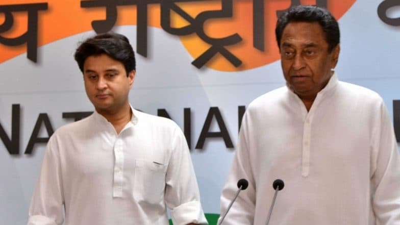 Congress Infighting in Madhya Pradesh: Not Upset With Jyotiraditya Scindia, Says Kamal Nath After Party Asks Them to Iron Out Differences