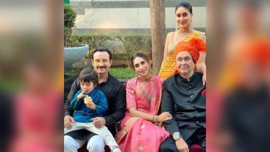 Kareena, Saif Ali Khan and Taimur Join Karisma, Randhir Kapoor For a Perfect Family Portrait!