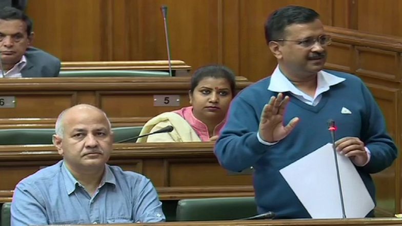 Arvind Kejriwal Condemns Violence Over CAA in Delhi Assembly, Blames 'External Elements' For Clashes That Claimed 25 Lives So Far